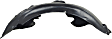 Front, Driver and Passenger Side, Rear Section, Fender Liner