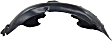 Front, Driver and Passenger Side, Rear Section, Fender Liner