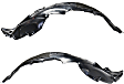 Front, Driver and Passenger Side, Fender Liner