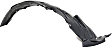 Front, Driver and Passenger Side, Fender Liner