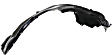 Front, Driver and Passenger Side, Fender Liner