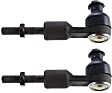 Front, Driver and Passenger Side, Outer Tie Rod Ends