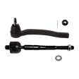 Front, Passenger Side, Inner and Outer Tie Rod End