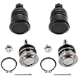 Front, Driver and Passenger Side, Upper and Lower Ball Joint