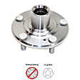 4-Wheel Set Front and Rear, Driver and Passenger Side Wheel Hubs, without Bearing, Japan Built Vehicle
