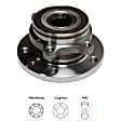 2012-2019 Volkswagen Beetle - Driver and Passenger Side Wheel Hubs, With Bearing