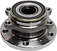 Front and Rear, Driver and Passenger Side Wheel Hub, 5 Lugs, With Bearing