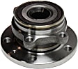 Front and Rear, Driver and Passenger Side Wheel Hub, 5 Lugs, With Bearing