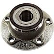 Rear, Driver and Passenger Side Wheel Hub, 5 Lugs, With Bearing
