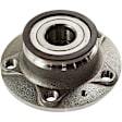 Rear, Driver and Passenger Side Wheel Hub, 5 Lugs, With Bearing