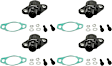 Throttle Position Sensors, Black, Adjustable, with Screws and Washers, Set Of 4