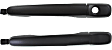 Front And Rear, Driver Side Primed Exterior Door Handle, Front Driver Side - With Key Hole; Rear Driver Side - Without Key Hole, Sedan