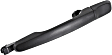 Front And Rear, Driver Side Primed Exterior Door Handle, Front Driver Side - With Key Hole; Rear Driver Side - Without Key Hole, Sedan