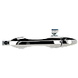 2012 Acura MDX - Front, Driver and Passenger Side Chrome Exterior Door Handle, Driver Side - With Key Hole; Passenger Side - Without Key Hole