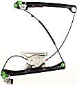 Front, Driver and Passenger Side Power Window Regulator, Without Motor