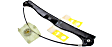 2006-2013 Audi A3 - Front and Rear, Passenger Side Window Regulators, Power, Without Motor