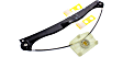 2006-2013 Audi A3 - Front and Rear, Passenger Side Window Regulators, Power, Without Motor