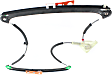 Front and Rear, Driver Side Window Regulators, Power, Without Motor