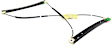 Front, Driver and Passenger Side Power Window Regulator, Without Motor