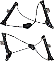 2014 Audi A5 Quattro - Coupe Front, Driver and Passenger Side Power Window Regulator, Without Motor, 2-Door
