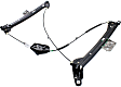 2014 Audi A5 Quattro - Coupe Front, Driver and Passenger Side Power Window Regulator, Without Motor, 2-Door