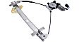 Front, Driver and Passenger Side Power Window Regulator, With Motor