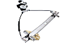 Front, Driver and Passenger Side Power Window Regulator, With Motor