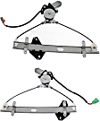 2004 Acura RSX Base - Front, Driver and Passenger Side Power Window Regulator, With Motor