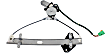 2004 Acura RSX Base - Front, Driver and Passenger Side Power Window Regulator, With Motor