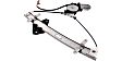 2004 Acura RSX Base - Front, Driver and Passenger Side Power Window Regulator, With Motor