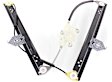 Front and Rear, Passenger Side Window Regulators, Power, Without Motor