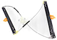 Front and Rear, Driver and Passenger Side Power Window Regulator, Without Motor