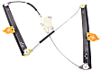 Front, Driver and Passenger Side Power Window Regulator, Without Motor