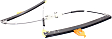 Front, Driver and Passenger Side Power Window Regulator, Without Motor