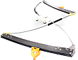Front, Driver and Passenger Side Power Window Regulator, Without Motor