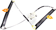 Front and Rear, Driver Side Window Regulators, Power, Without Motor