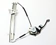 Front, Driver and Passenger Side Power Window Regulator, With Motor