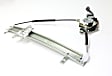 Front, Driver and Passenger Side Power Window Regulator, With Motor