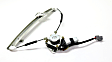 Front, Driver and Passenger Side Power Window Regulator, With Motor