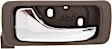 Rear, Driver and Passenger Side Interior Door Handles, Taupe bezel with chrome lever, Without Door Lock Hole, 4-Door, Sedan