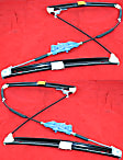 Front, Driver and Passenger Side Power Window Regulator, Without Motor