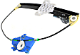 Front and Rear, Driver Side Window Regulators, Power, Without Motor