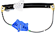 Rear, Driver and Passenger Side Power Window Regulator, Without Motor
