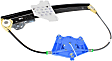 Rear, Driver and Passenger Side Power Window Regulator, Without Motor