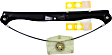 Rear, Driver and Passenger Side Power Window Regulator, Without Motor