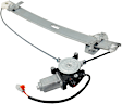 Front and Rear, Driver and Passenger Side Power Window Regulator, With Motor