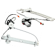Front And Rear, Passenger Side Power Window Regulator, With Motor