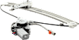 Front And Rear, Passenger Side Power Window Regulator, With Motor