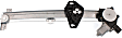 Rear, Driver and Passenger Side Power Window Regulator, With Motor
