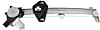 Rear, Driver and Passenger Side Power Window Regulator, With Motor